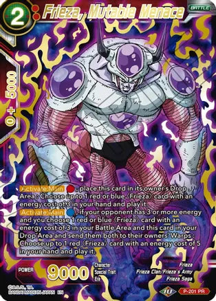 Frieza, Mutable Menace (Gold Stamped) (P-201) [Mythic Booster] | Dragon's Lair Comics and Fantasy Houston TX