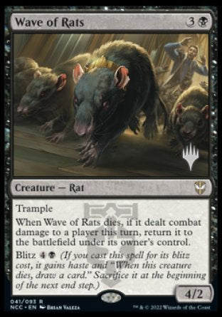 Wave of Rats (Promo Pack) [Streets of New Capenna Commander Promos] | Dragon's Lair Comics and Fantasy Houston TX