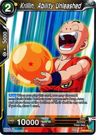 Krillin, Ability Unleashed (TB3-052) [Clash of Fates] | Dragon's Lair Comics and Fantasy Houston TX