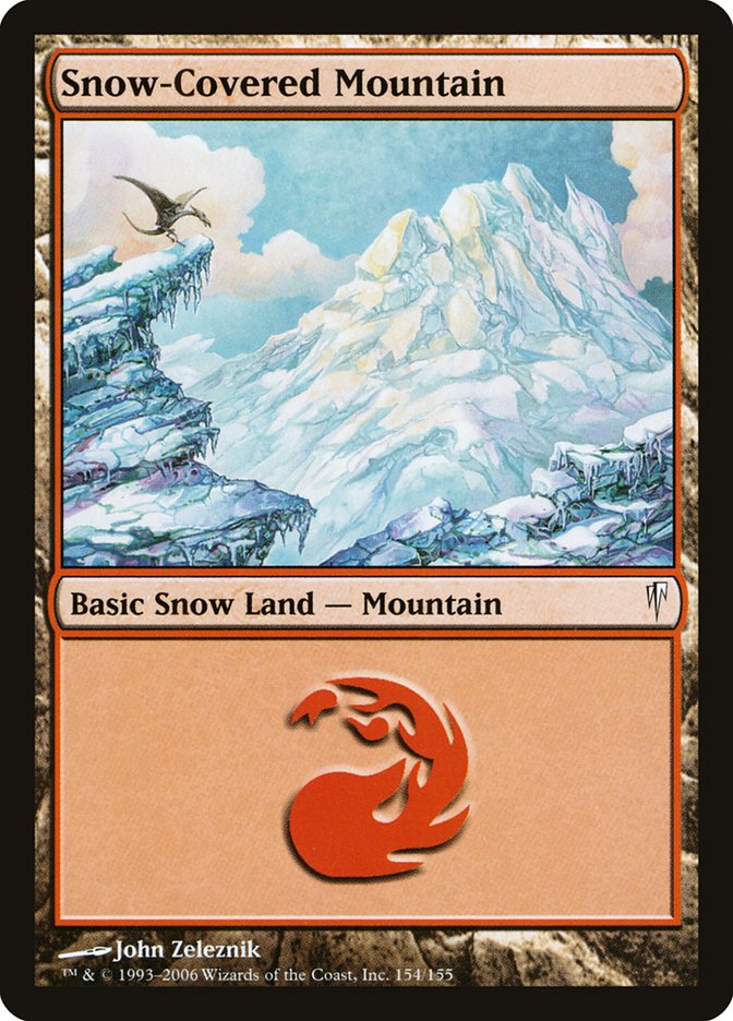 Snow-Covered Mountain [Coldsnap] | Dragon's Lair Comics and Fantasy Houston TX