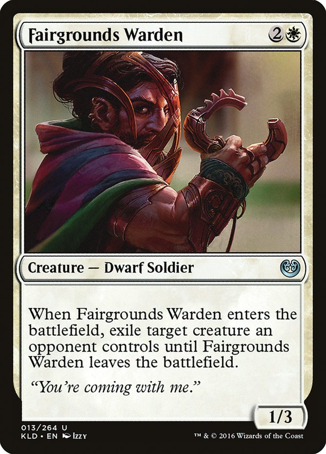 Fairgrounds Warden [Kaladesh] | Dragon's Lair Comics and Fantasy Houston TX