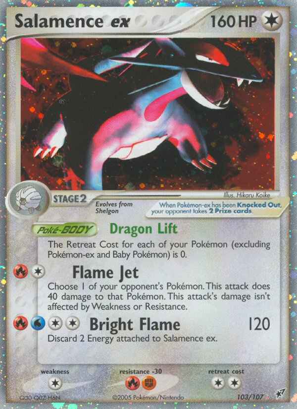 Salamence ex (103/107) [EX: Deoxys] | Dragon's Lair Comics and Fantasy Houston TX