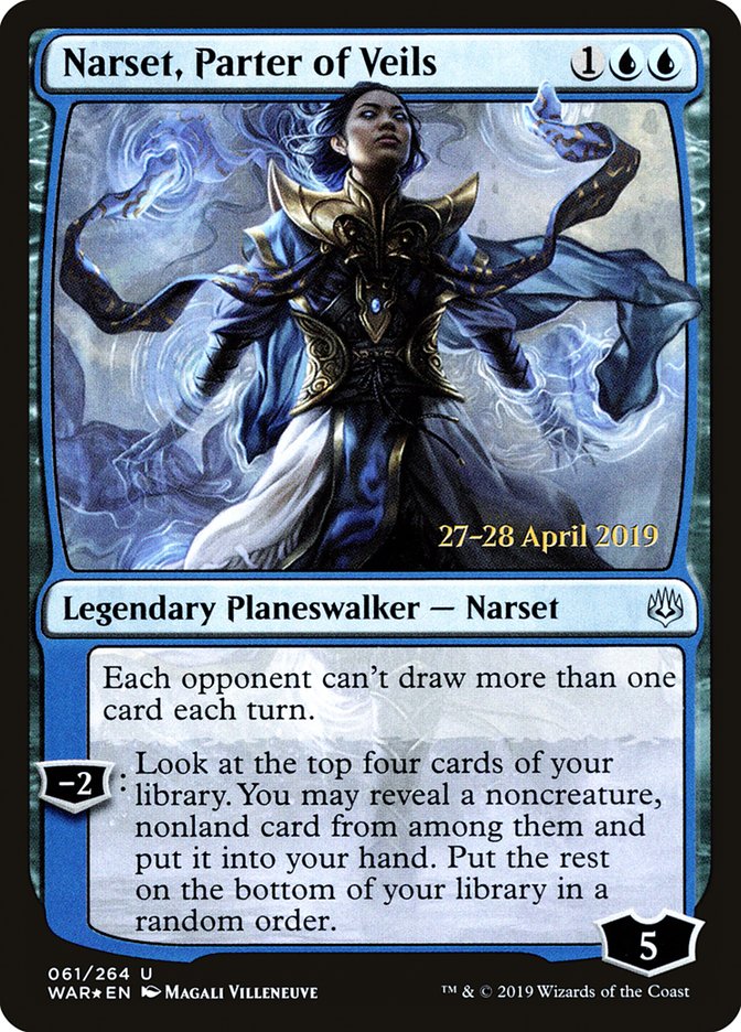 Narset, Parter of Veils [War of the Spark Prerelease Promos] | Dragon's Lair Comics and Fantasy Houston TX