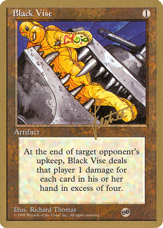 Black Vise (Bertrand Lestree) (SB) [Pro Tour Collector Set] | Dragon's Lair Comics and Fantasy Houston TX