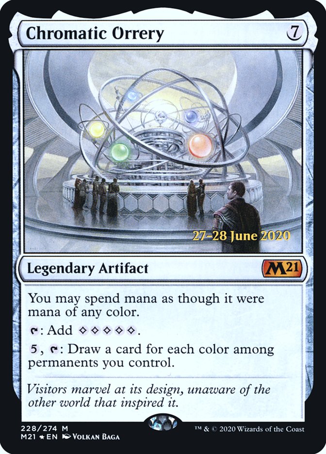 Chromatic Orrery [Core Set 2021 Prerelease Promos] | Dragon's Lair Comics and Fantasy Houston TX