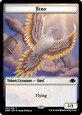 Elephant // Bird Double-Sided Token [Dominaria Remastered Tokens] | Dragon's Lair Comics and Fantasy Houston TX