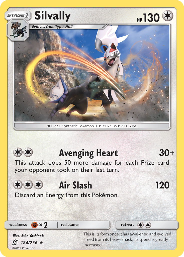 Silvally (184/236) [Sun & Moon: Unified Minds] | Dragon's Lair Comics and Fantasy Houston TX