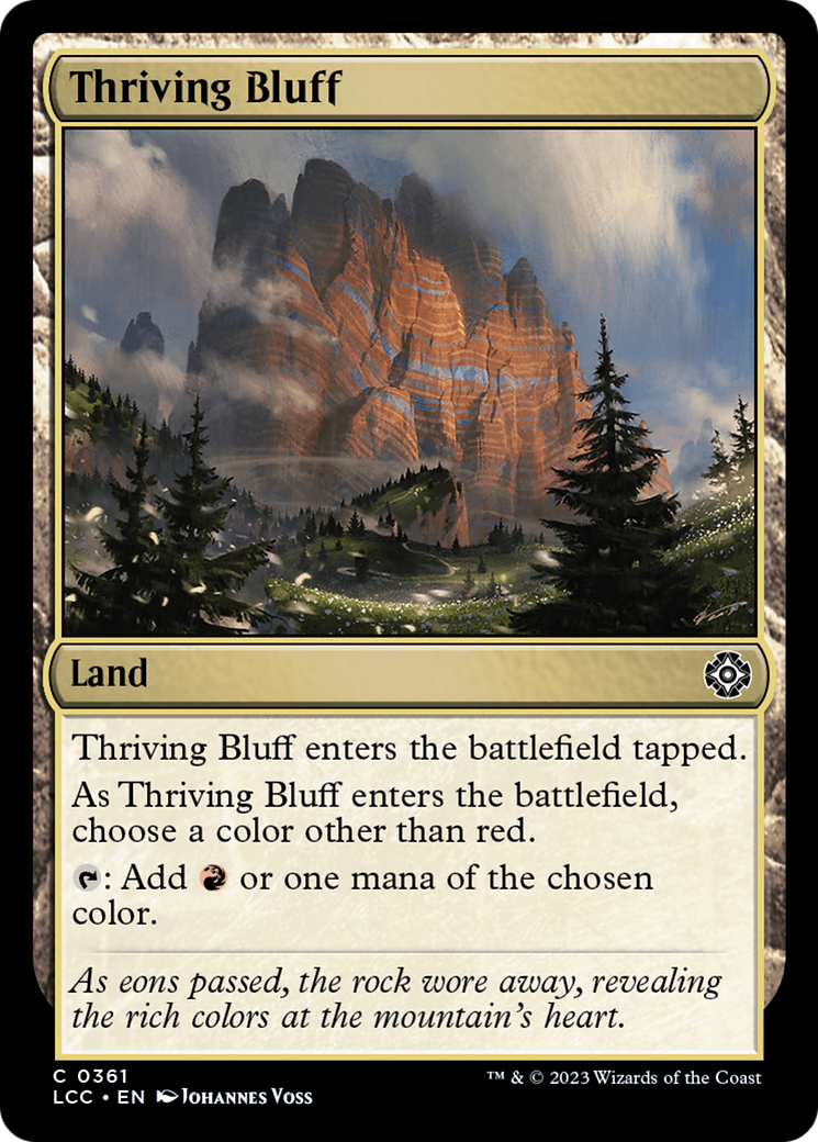 Thriving Bluff [The Lost Caverns of Ixalan Commander] | Dragon's Lair Comics and Fantasy Houston TX