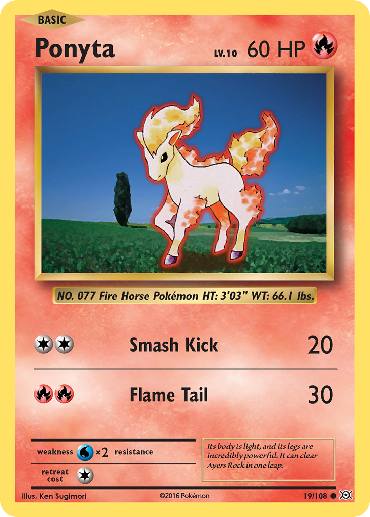 Ponyta (19/108) [XY: Evolutions] | Dragon's Lair Comics and Fantasy Houston TX