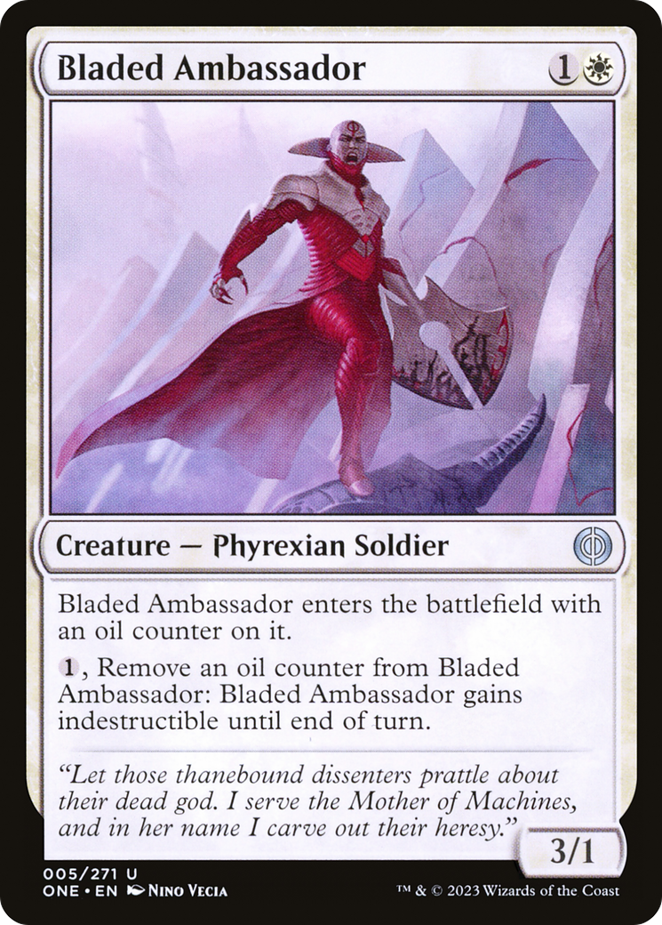 Bladed Ambassador [Phyrexia: All Will Be One] | Dragon's Lair Comics and Fantasy Houston TX