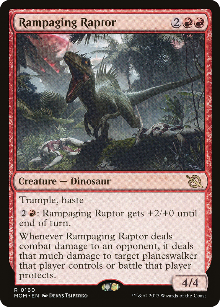 Rampaging Raptor [March of the Machine] | Dragon's Lair Comics and Fantasy Houston TX