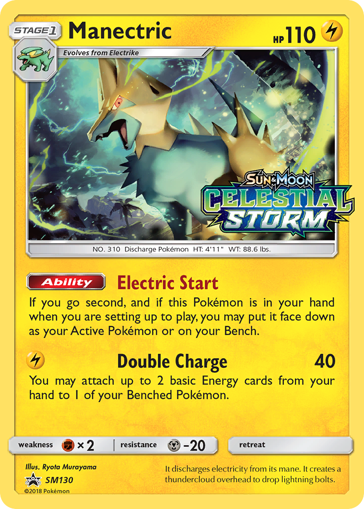 Manectric (SM130) [Sun & Moon: Black Star Promos] | Dragon's Lair Comics and Fantasy Houston TX