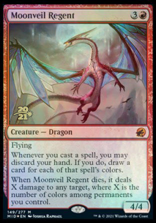 Moonveil Regent [Innistrad: Midnight Hunt Prerelease Promos] | Dragon's Lair Comics and Fantasy Houston TX