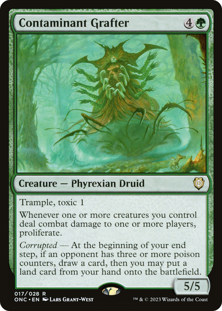 Contaminant Grafter [Phyrexia: All Will Be One Commander] | Dragon's Lair Comics and Fantasy Houston TX