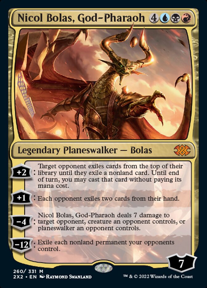 Nicol Bolas, God-Pharaoh [Double Masters 2022] | Dragon's Lair Comics and Fantasy Houston TX