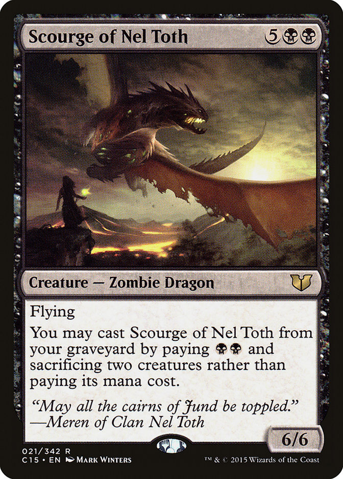 Scourge of Nel Toth [Commander 2015] | Dragon's Lair Comics and Fantasy Houston TX