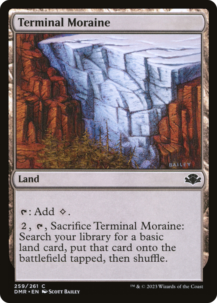 Terminal Moraine [Dominaria Remastered] | Dragon's Lair Comics and Fantasy Houston TX