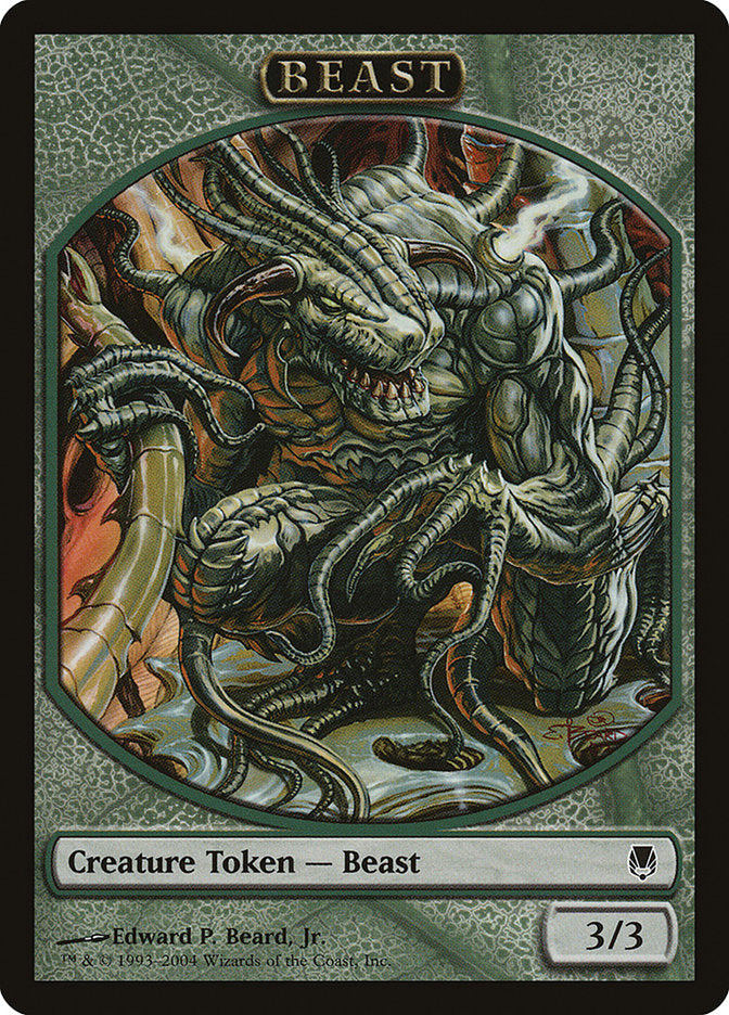 Beast Token [Magic Player Rewards 2004] | Dragon's Lair Comics and Fantasy Houston TX