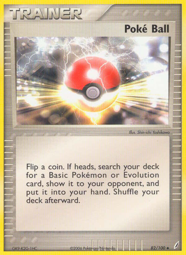 Poke Ball (82/100) [EX: Crystal Guardians] | Dragon's Lair Comics and Fantasy Houston TX