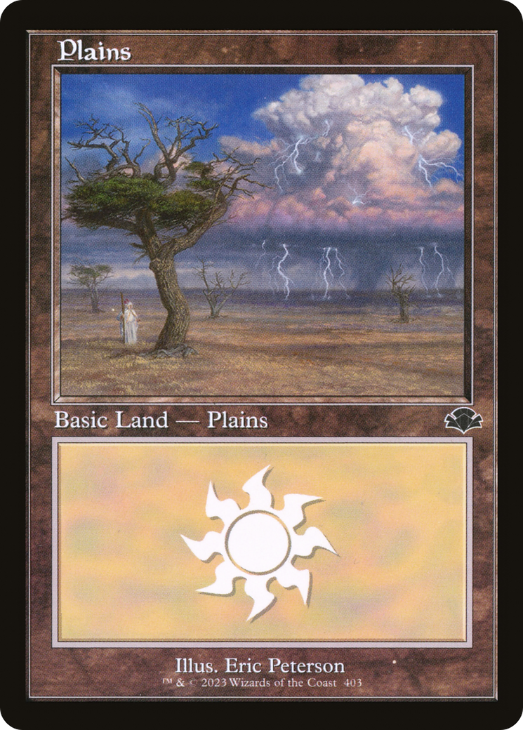 Plains (403) (Retro) [Dominaria Remastered] | Dragon's Lair Comics and Fantasy Houston TX