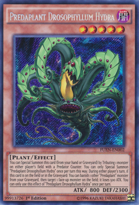 Predaplant Drosophyllum Hydra [FUEN-EN002] Secret Rare | Dragon's Lair Comics and Fantasy Houston TX