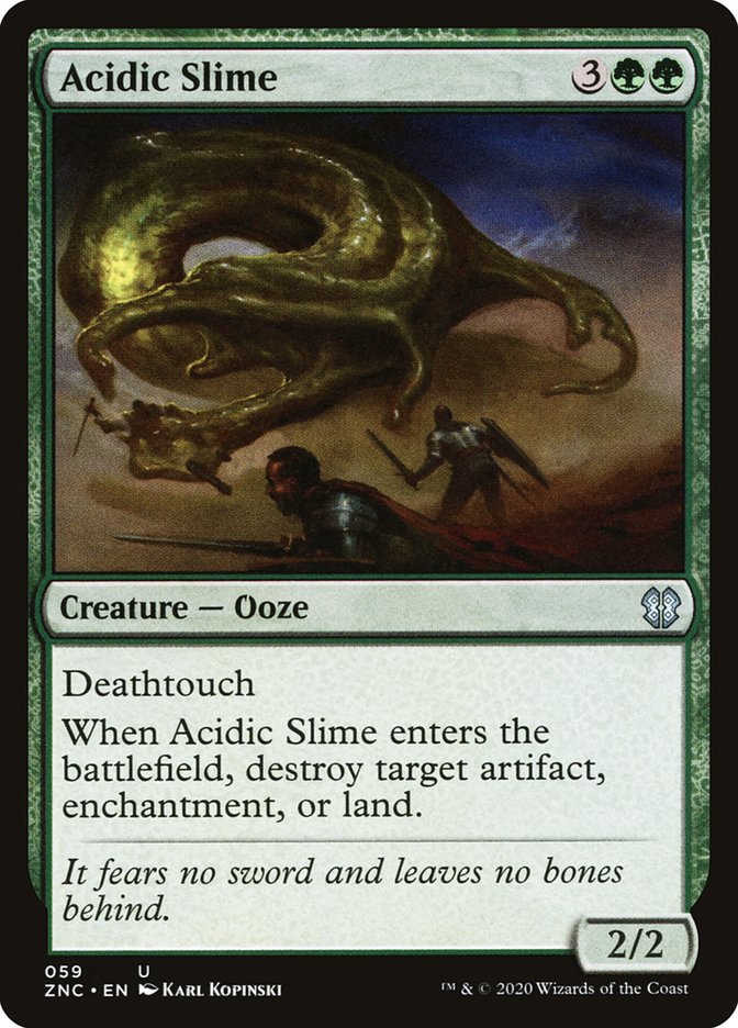 Acidic Slime [Zendikar Rising Commander] | Dragon's Lair Comics and Fantasy Houston TX