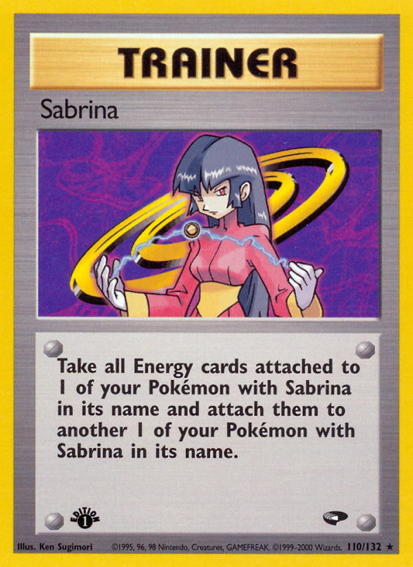 Sabrina (110/132) [Gym Challenge 1st Edition] | Dragon's Lair Comics and Fantasy Houston TX