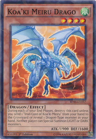 Koa'ki Meiru Drago [BP03-EN057] Shatterfoil Rare | Dragon's Lair Comics and Fantasy Houston TX