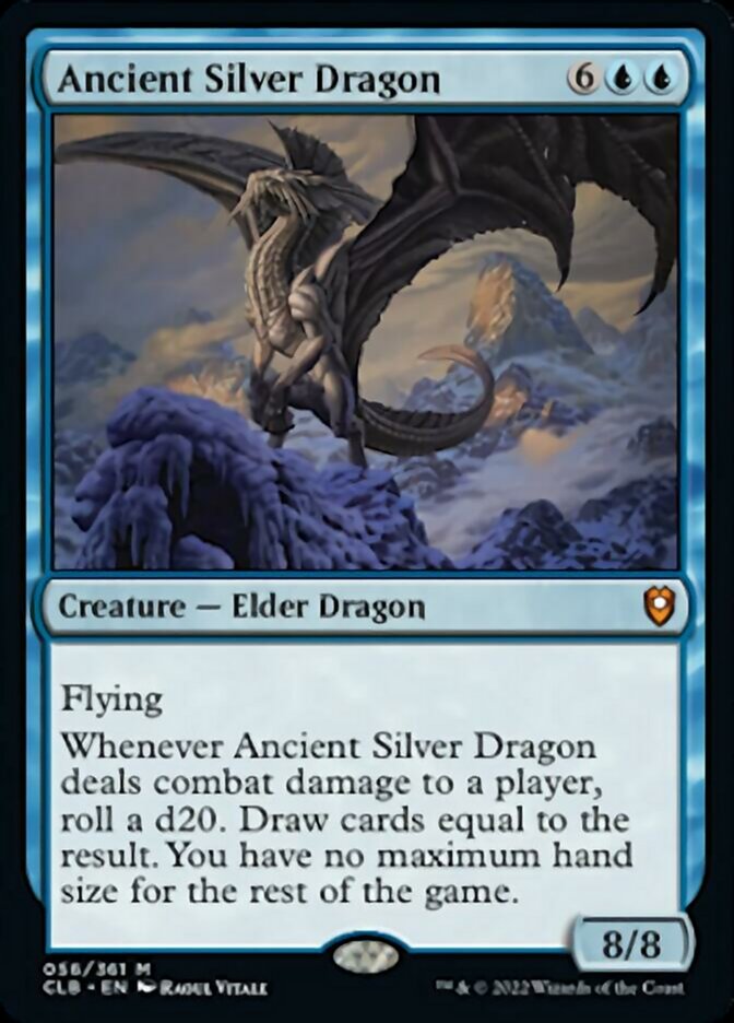 Ancient Silver Dragon [Commander Legends: Battle for Baldur's Gate] | Dragon's Lair Comics and Fantasy Houston TX