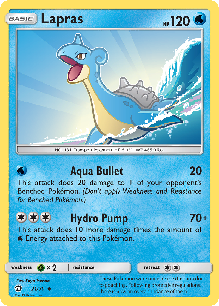 Lapras (21/70) [Sun & Moon: Dragon Majesty] | Dragon's Lair Comics and Fantasy Houston TX