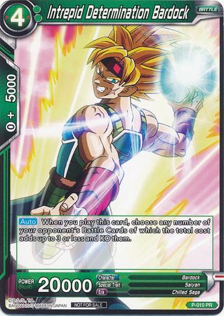 Intrepid Determination Bardock (P-010) [Promotion Cards] | Dragon's Lair Comics and Fantasy Houston TX