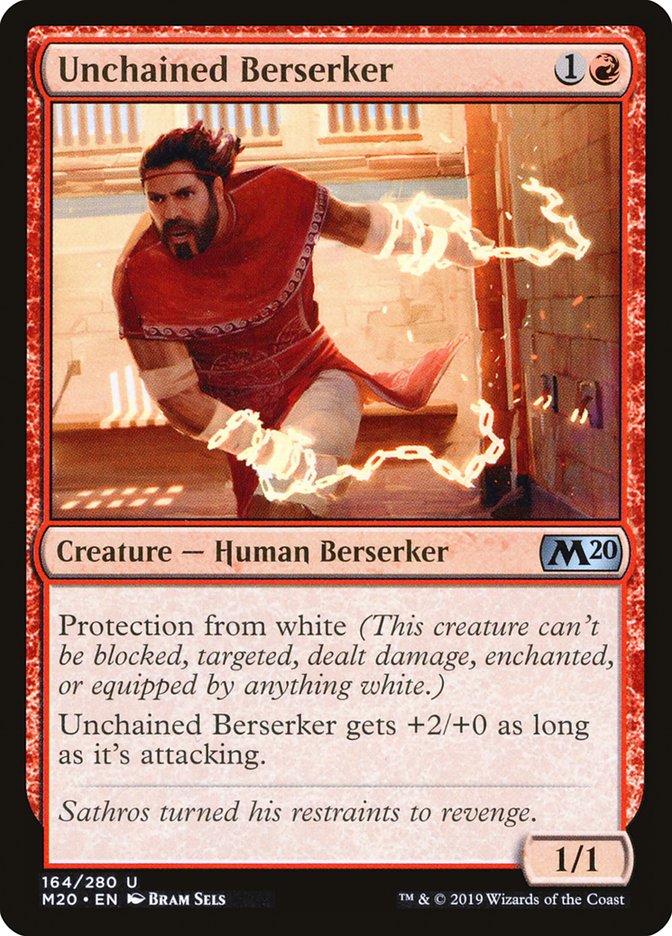 Unchained Berserker [Core Set 2020] | Dragon's Lair Comics and Fantasy Houston TX