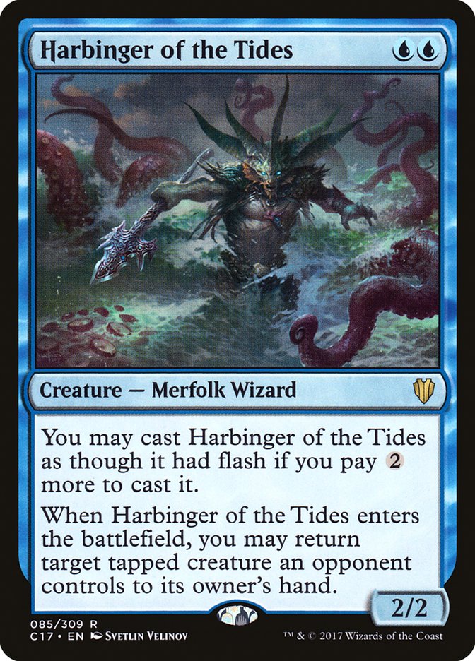 Harbinger of the Tides [Commander 2017] | Dragon's Lair Comics and Fantasy Houston TX