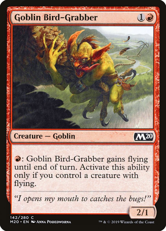 Goblin Bird-Grabber [Core Set 2020] | Dragon's Lair Comics and Fantasy Houston TX