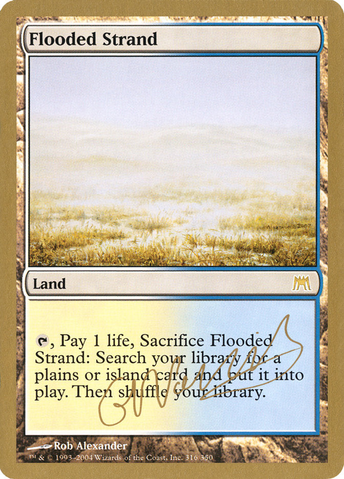 Flooded Strand (Gabriel Nassif) [World Championship Decks 2004] | Dragon's Lair Comics and Fantasy Houston TX