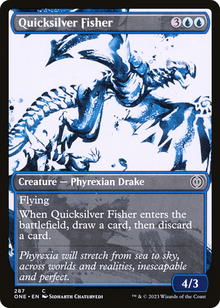 Quicksilver Fisher (Showcase Ichor) [Phyrexia: All Will Be One] | Dragon's Lair Comics and Fantasy Houston TX