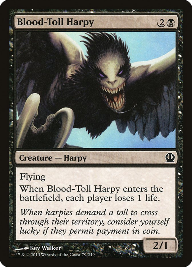 Blood-Toll Harpy [Theros] | Dragon's Lair Comics and Fantasy Houston TX