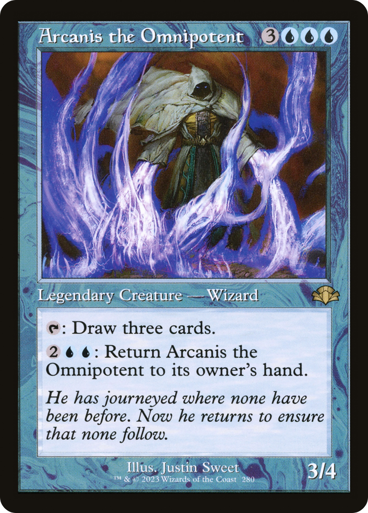 Arcanis the Omnipotent (Retro) [Dominaria Remastered] | Dragon's Lair Comics and Fantasy Houston TX