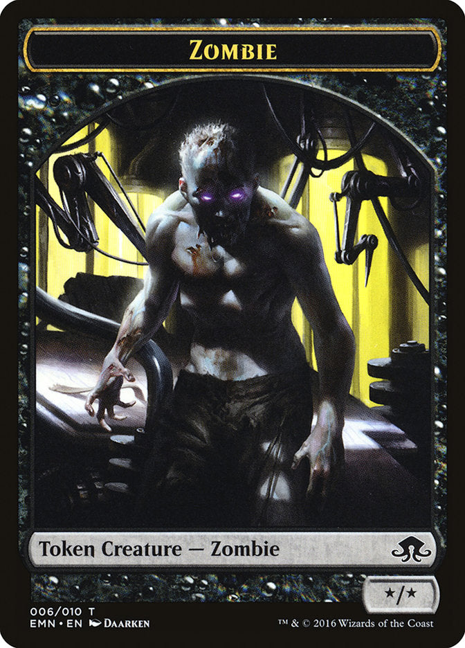 Zombie Token (006/010) [Eldritch Moon Tokens] | Dragon's Lair Comics and Fantasy Houston TX