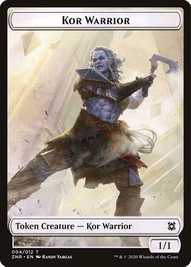 Goblin Construct // Kor Warrior Double-Sided Token [Zendikar Rising Tokens] | Dragon's Lair Comics and Fantasy Houston TX