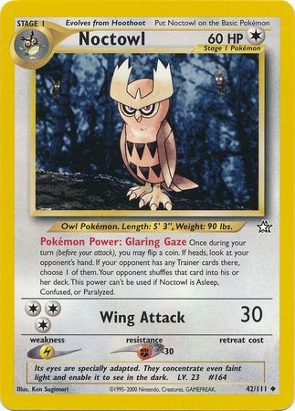 Noctowl (42/111) [Neo Genesis Unlimited] | Dragon's Lair Comics and Fantasy Houston TX