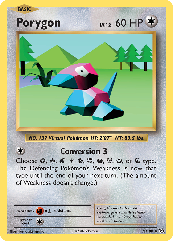 Porygon (71/108) [XY: Evolutions] | Dragon's Lair Comics and Fantasy Houston TX