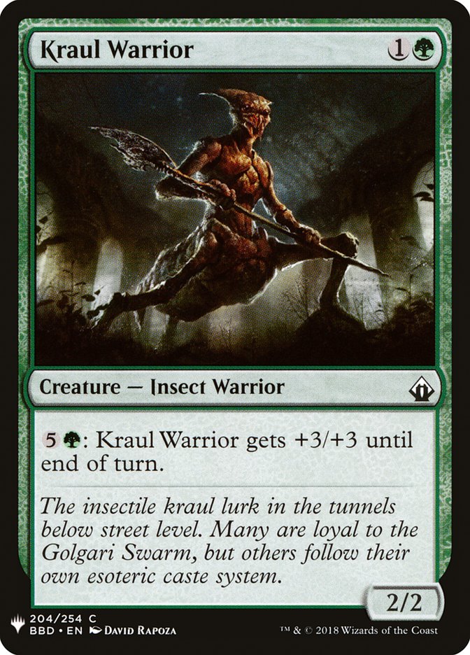 Kraul Warrior [Mystery Booster] | Dragon's Lair Comics and Fantasy Houston TX