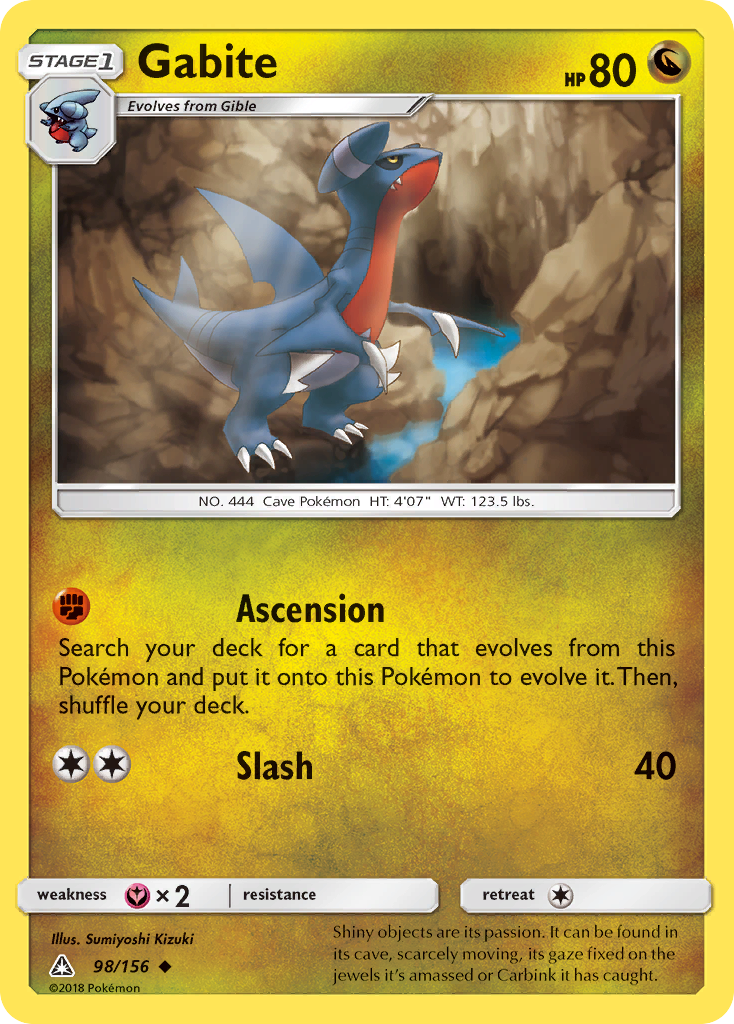 Gabite (98/156) [Sun & Moon: Ultra Prism] | Dragon's Lair Comics and Fantasy Houston TX