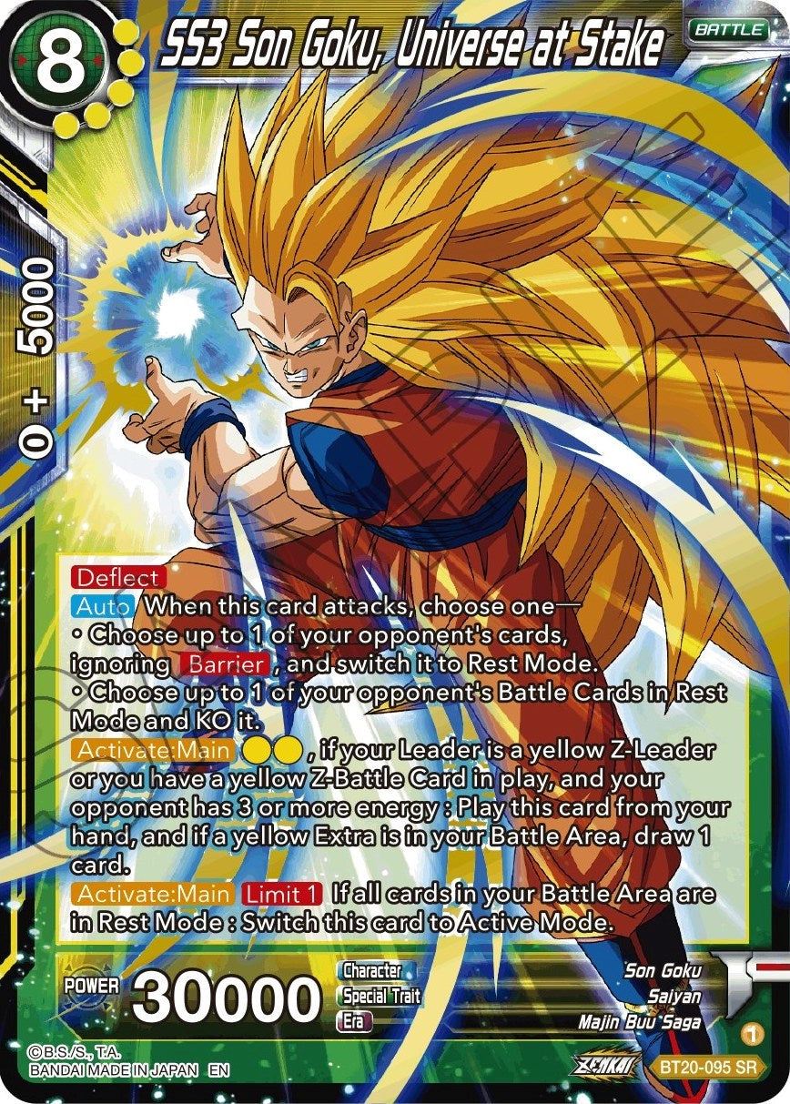 SS3 Son Goku, Universe at Stake (BT20-095) [Power Absorbed] | Dragon's Lair Comics and Fantasy Houston TX