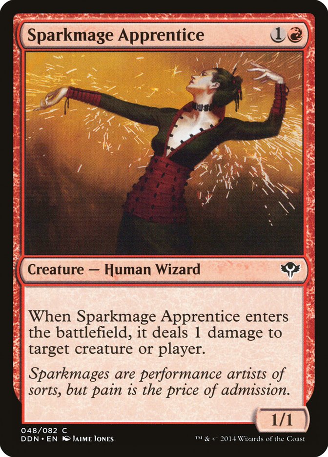 Sparkmage Apprentice [Duel Decks: Speed vs. Cunning] | Dragon's Lair Comics and Fantasy Houston TX