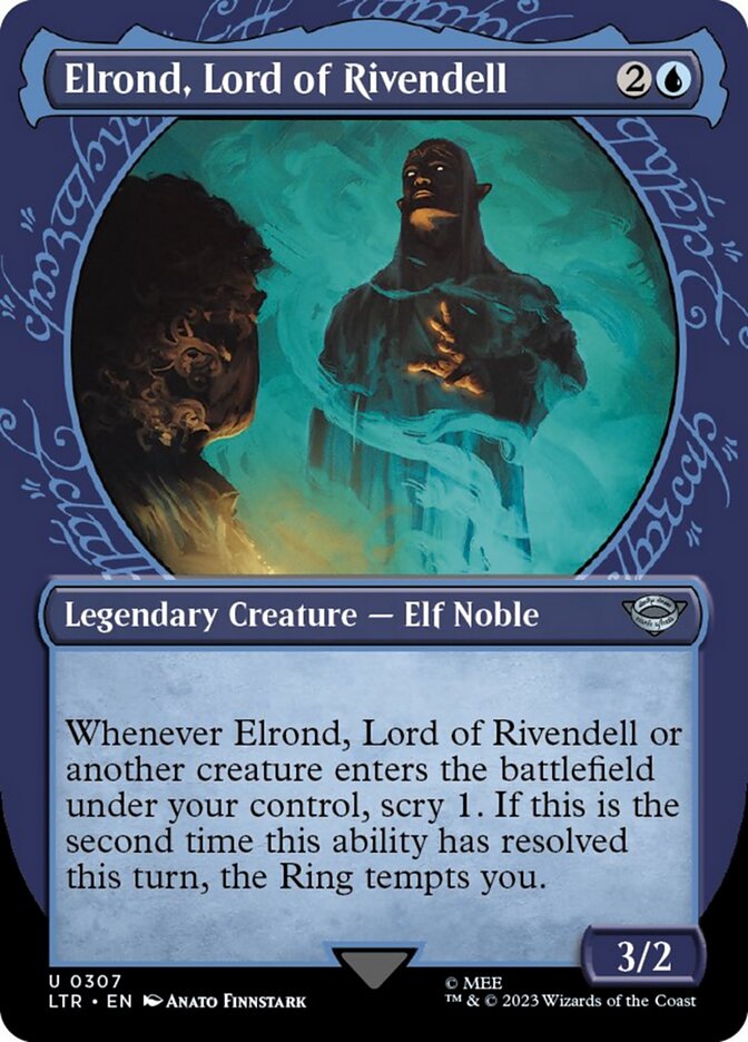 Elrond, Lord of Rivendell (Showcase Ring Frame) [The Lord of the Rings: Tales of Middle-Earth] | Dragon's Lair Comics and Fantasy Houston TX