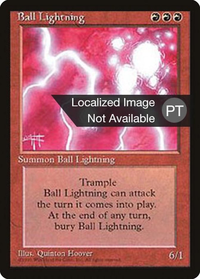 Ball Lightning [Fourth Edition (Foreign Black Border)] | Dragon's Lair Comics and Fantasy Houston TX