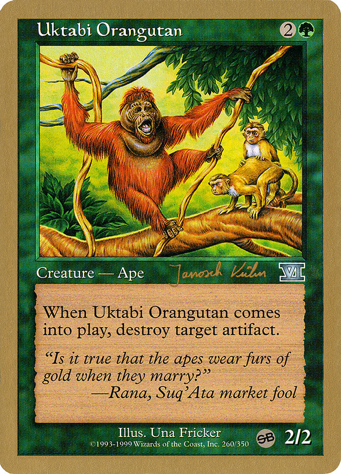 Uktabi Orangutan (Janosch Kuhn) (SB) [World Championship Decks 2000] | Dragon's Lair Comics and Fantasy Houston TX