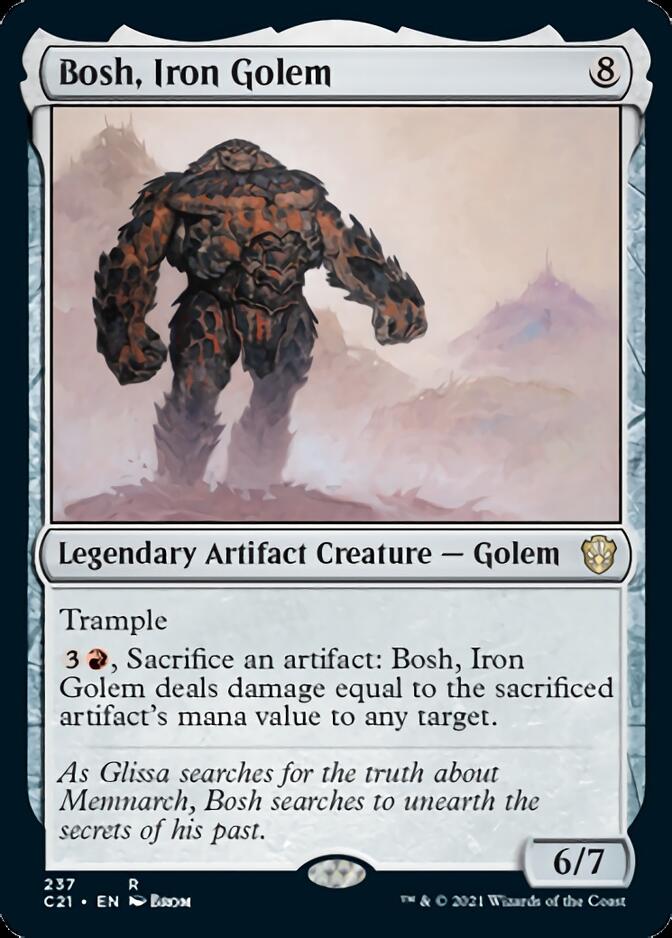 Bosh, Iron Golem [Commander 2021] | Dragon's Lair Comics and Fantasy Houston TX